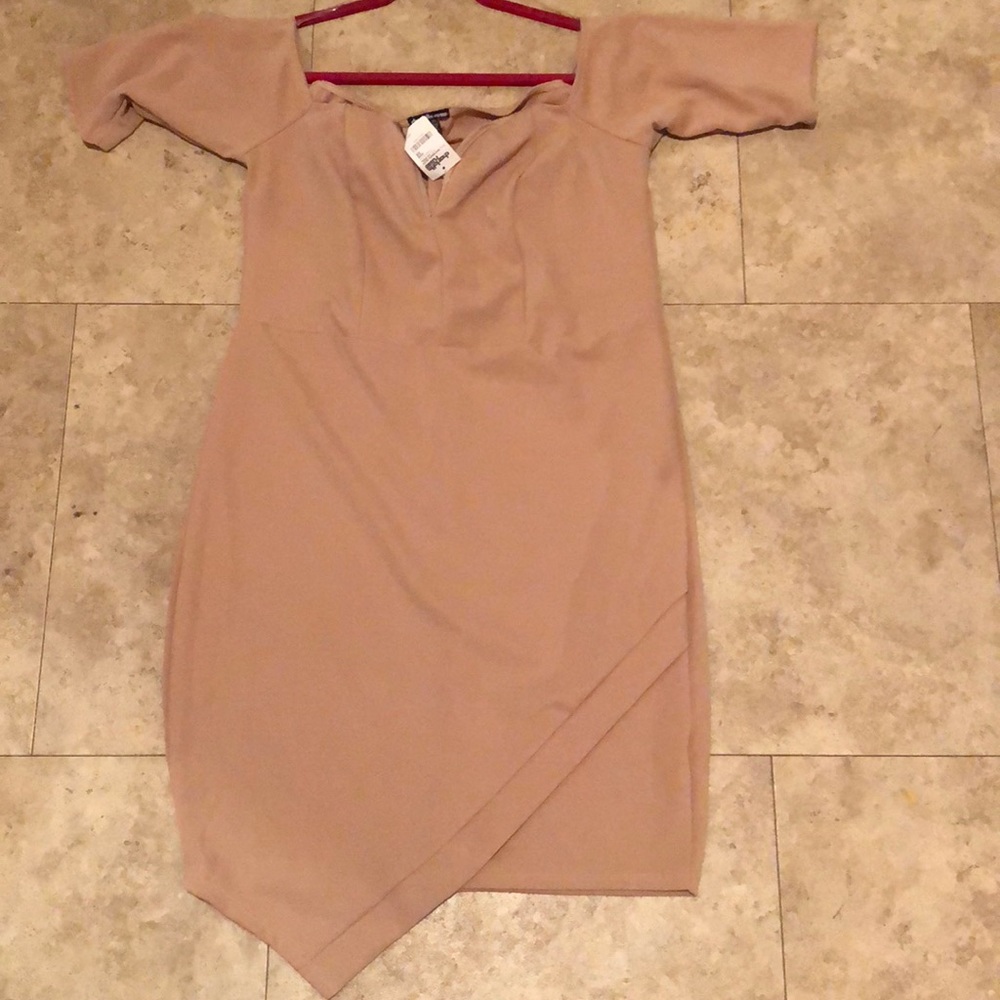 Tan Charlotte Russe Dress